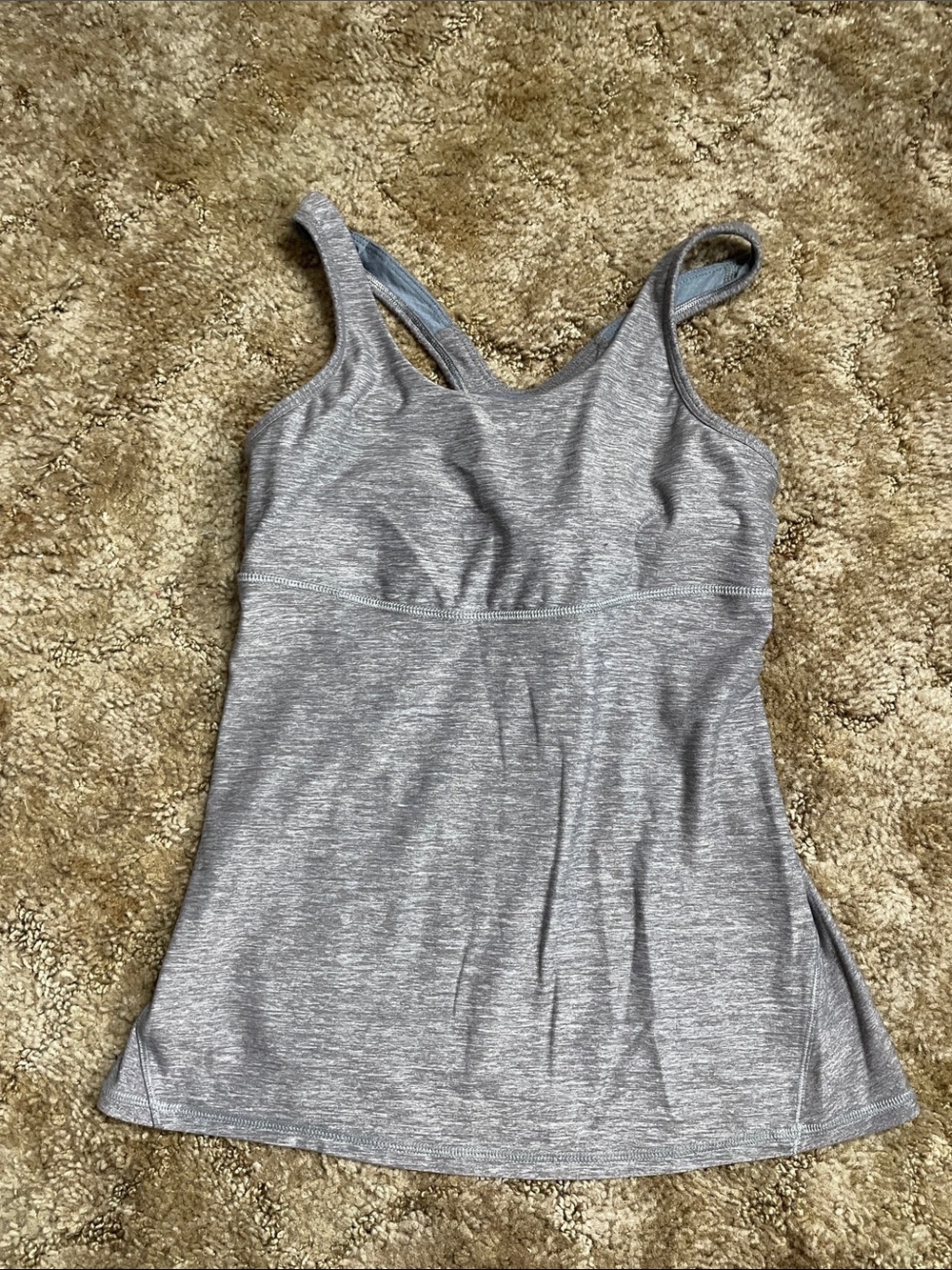 Lululemon Gray Racerback Tank Size 6
